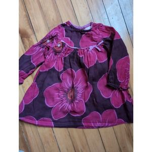Pink Chicken gauzy long sleeve dress 6-12 month